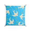 Birds B - Work On Wall - Heather Zhou - Black - 90 x 90 cm