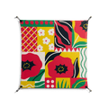 Flower C - Work On Wall - Heather Zhou - Black - 90 x 90 cm