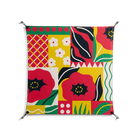 Flower C - Work On Wall - Heather Zhou - Black - 90 x 90 cm