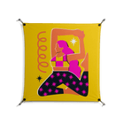 Yoga - Work on Wall - Heather Zhou - Black - 90 x 90 cm