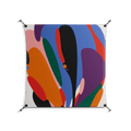Balloons Zoom - Work On Wall - Vratislav Pecka - Black - 90 x 90 cm