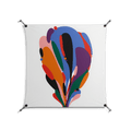 Balloons - Work On Wall - Vratislav Pecka - Black - 90 x 90 cm