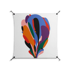 Balloons - Work On Wall - Vratislav Pecka - Black - 90 x 90 cm