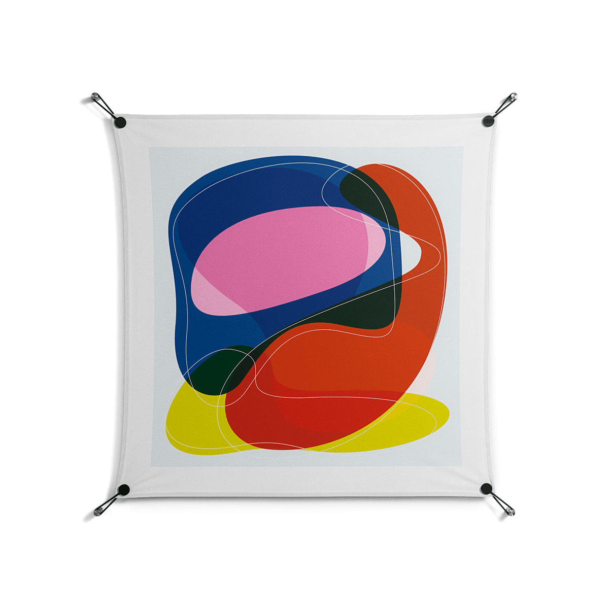 Blends - Work On Wall - Vratislav Pecka - Black - 90 x 90 cm