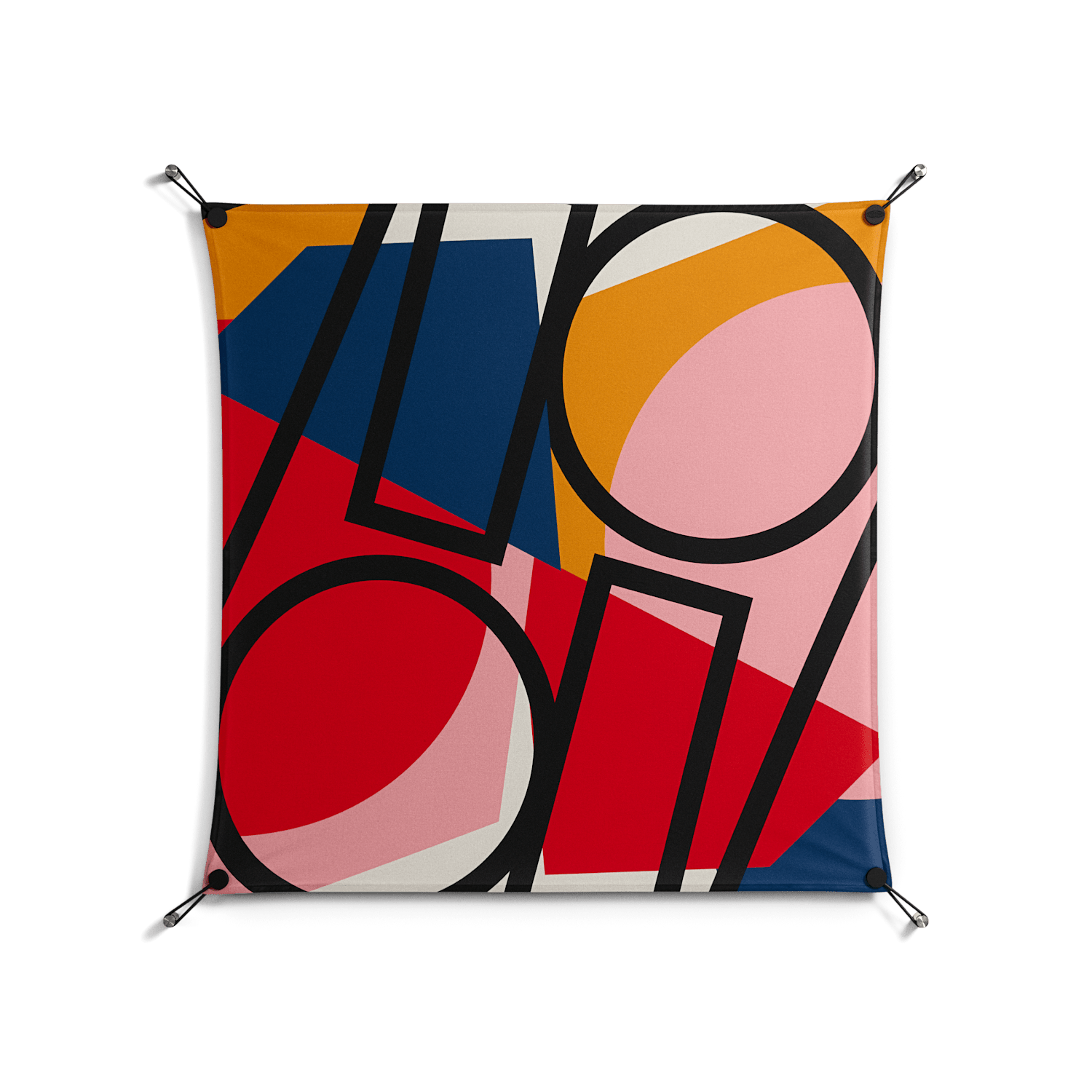 Fuerte Zoom - Work On Wall - Vratislav Pecka - Black - 90 x 90 cm