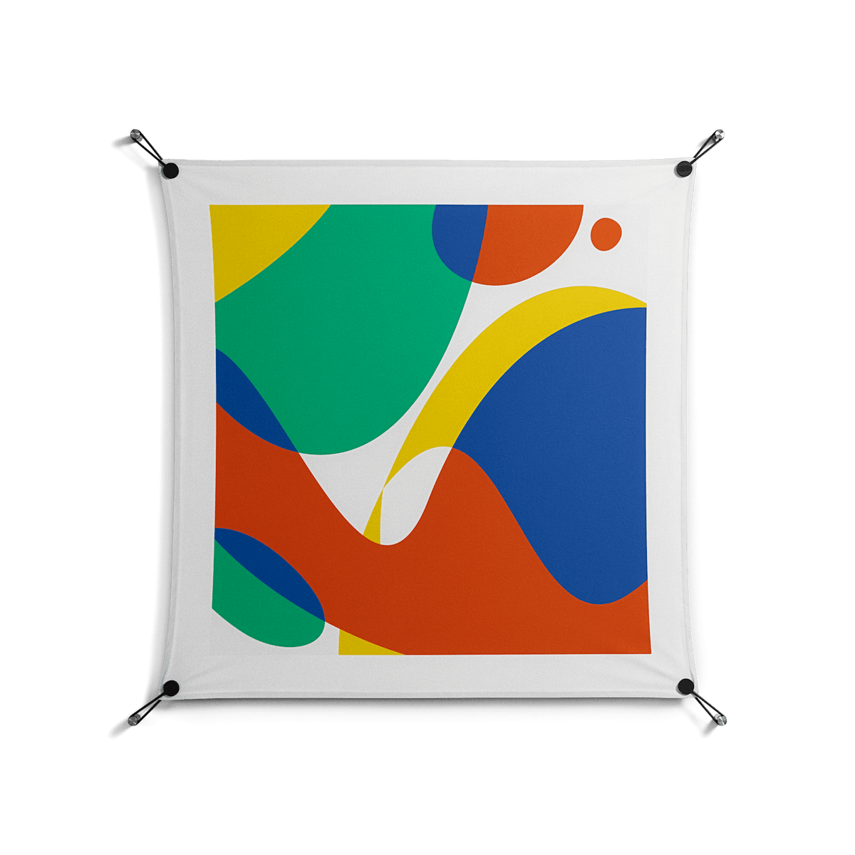 Vibrante Zoom - Work On Wall - Vratislav Pecka - Black - 90 x 90 cm