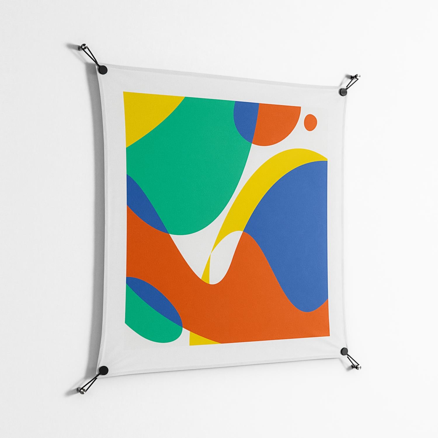 Vibrante Zoom - Work On Wall - Vratislav Pecka - Black - 90 x 90 cm