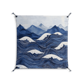Dalgalar - Work On Wall - Nur Rydberg - Black - 90 x 90 cm
