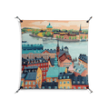 Gamla Stan - Work On Wall - Nur Rydberg - Black - 90 x 90 cm