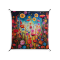 Greatful Meadow - Work On Wall - Nur Rydberg - Black - 90 x 90 cm