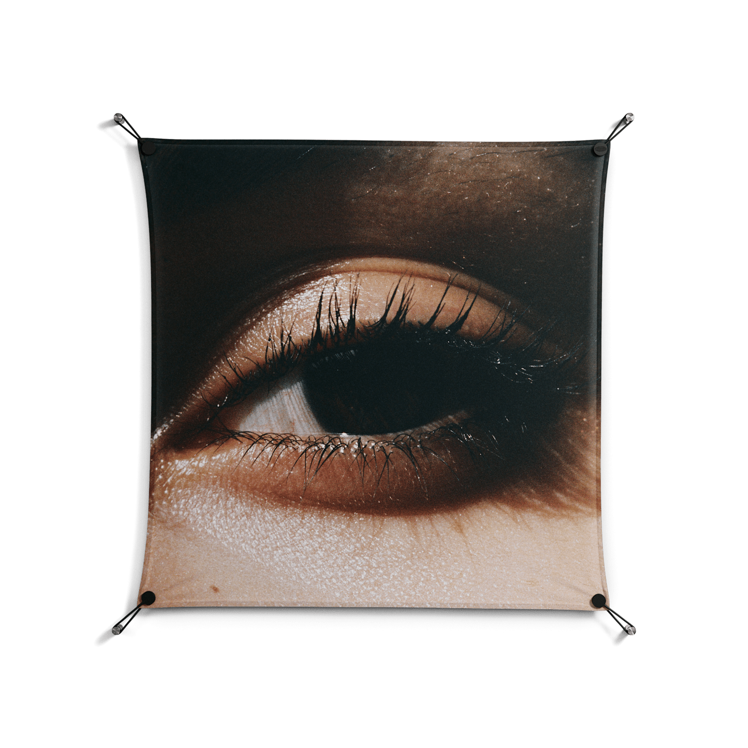Gem - Work On Wall - Nadia Ryder - Black - 90 x 90 cm