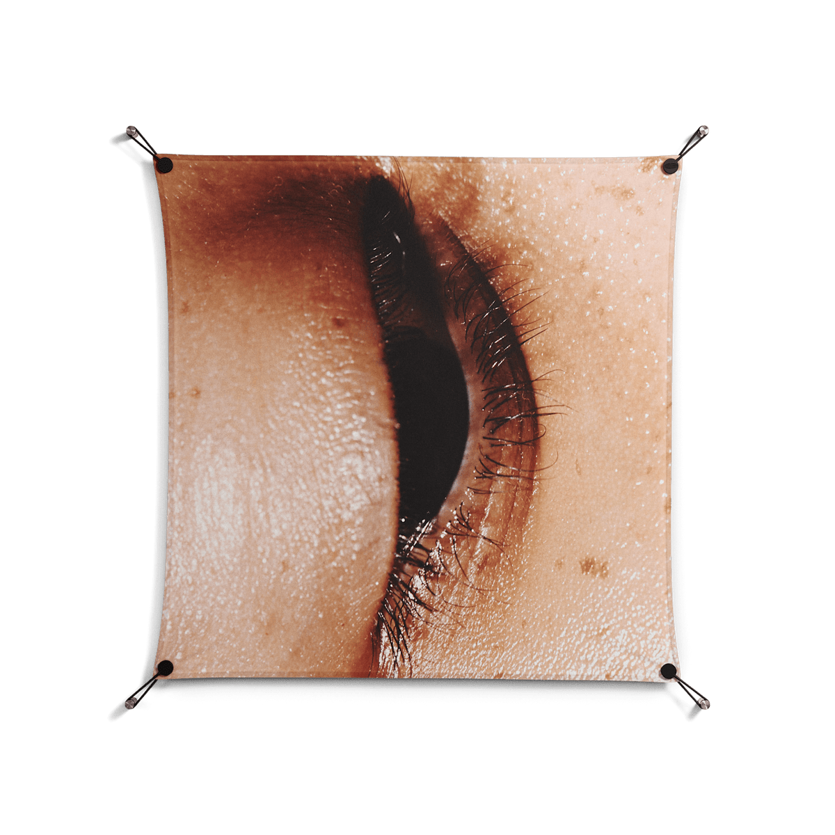 Glow - Work On Wall - Nadia Ryder - Black - 90 x 90 cm