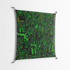 Wottosque Green - Work On Wall - Craig Watkins - Black - 90 x 90 cm