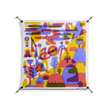 Family Hike - Work On Wall - Wyatt Hersey - Black - 90 x 90 cm