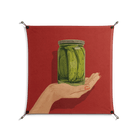 Pickles - Work On Wall - Kristin Eriksson - Black - 90 x 90 cm