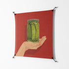 Pickles - Work On Wall - Kristin Eriksson - Black - 90 x 90 cm