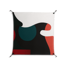 Plume - Work On Wall - Rikki Hewitt - Black - 90 x 90 cm