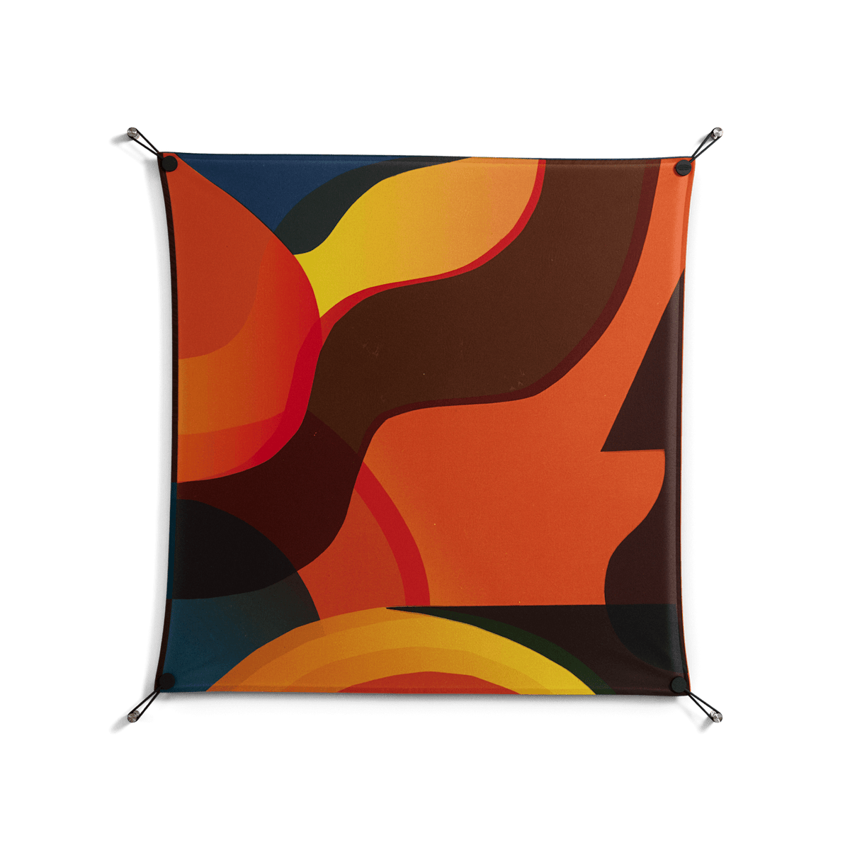 Swift - Work On Wall - Rikki Hewitt - Black - 90 x 90 cm