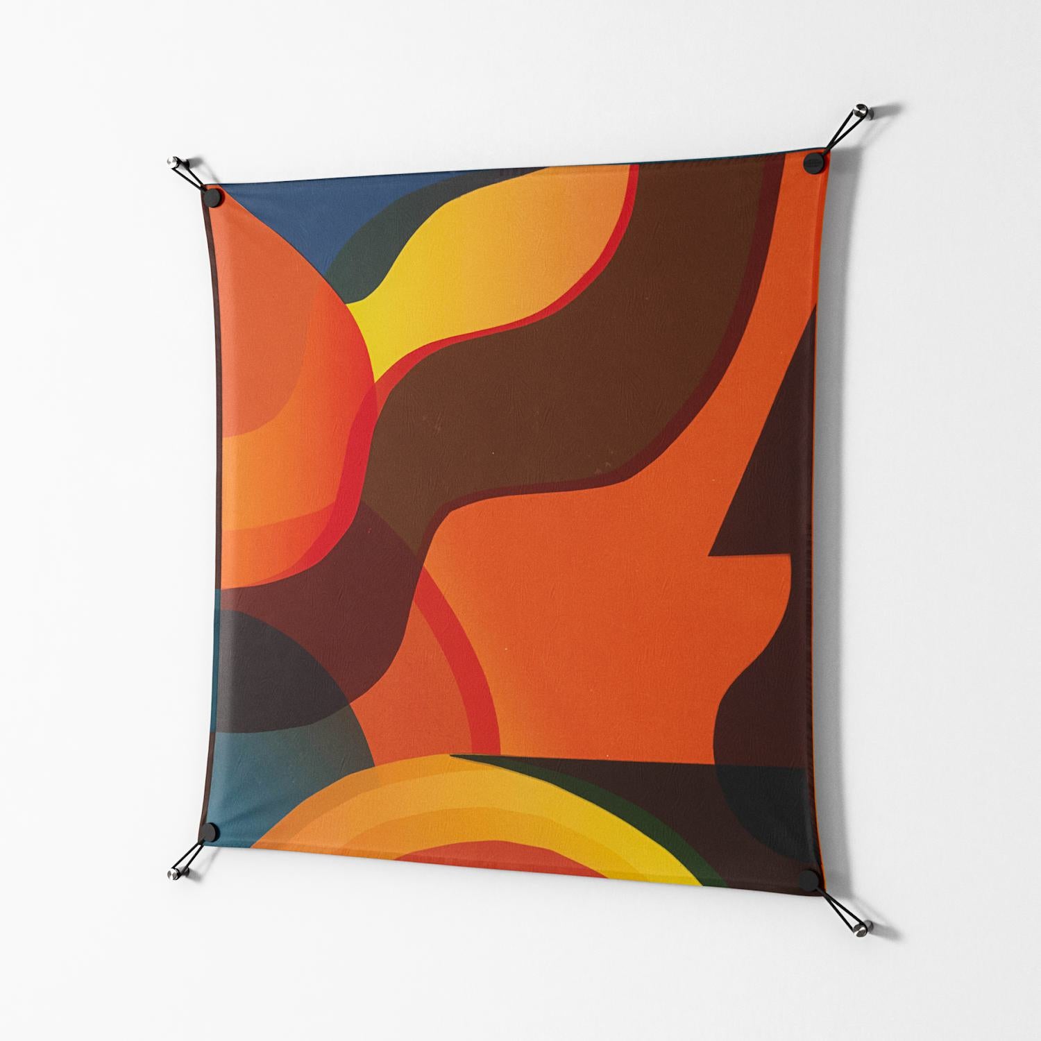 Swift - Work On Wall - Rikki Hewitt - Black - 90 x 90 cm