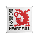 Heart Full - Work On Wall - Alexander Khabbazi - Black - 140 x 140 cm