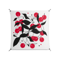 Cherry - Work On Wall - Konrad Blaszczyk - Black - 140 x 140 cm