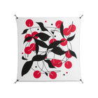 Cherry - Work On Wall - Konrad Blaszczyk - Black - 140 x 140 cm