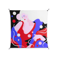 Dream - Work On Wall - Heather Zhou - Black - 140 x 140 cm