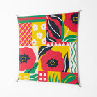 Flower C - Work On Wall - Heather Zhou - Black - 140 x 140 cm