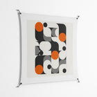 Conserto - Work On Wall - Vratislav Pecka - Black - 140 x 140 cm