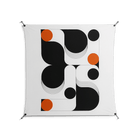 Conserto2 - Work On Wall - Vratislav Pecka - Black - 140 x 140 cm