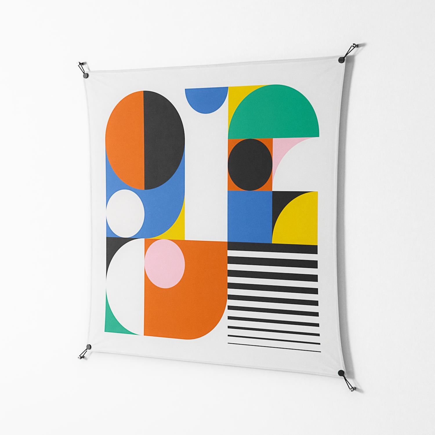Murano - Work On Wall - Vratislav Pecka - Black - 140 x 140 cm