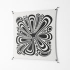 Splash of Black - Work On Wall - Vratislav Pecka - Black - 140 x 140 cm
