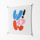 Wow - Work On Wall - Vratislav Pecka - Black - 140 x 140 cm