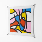 Yo - Work On Wall - Vratislav Pecka - Black - 140 x 140 cm