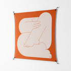 Rest 2 - Work On Wall - Andrea Devia-Nuño - Black - 140 x 140 cm