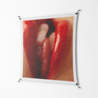 Red 2 - Work On Wall - Nadia Ryder - Black - 140 x 140 cm