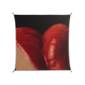 Red 3 - Work On Wall - Nadia Ryder - Black - 140 x 140 cm