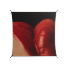 Red 3 - Work On Wall - Nadia Ryder - Black - 140 x 140 cm