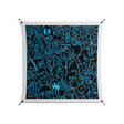 Blue Wotto - Work On Wall - Craig Watkins - Black - 140 x 140 cm