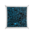Blue Wotto - Work On Wall - Craig Watkins - Black - 140 x 140 cm