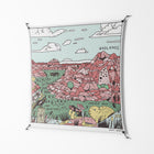 Badlands - Work On Wall - Wyatt Hersey - Black - 140 x 140 cm