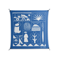 Tapestry - Work On Wall - Wyatt Hersey - Black - 140 x 140 cm