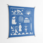 Tapestry - Work On Wall - Wyatt Hersey - Black - 140 x 140 cm