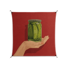 Pickles - Work On Wall - Kristin Eriksson - Black - 140 x 140 cm