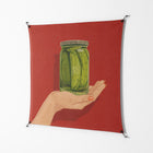 Pickles - Work On Wall - Kristin Eriksson - Black - 140 x 140 cm