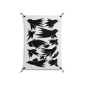 Black Birds - Work On Wall - Konrad Blaszczyk - Black - 70 x 100 cm