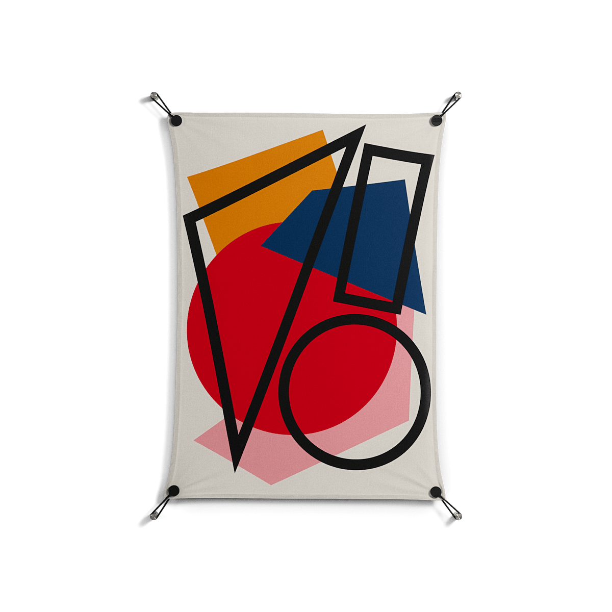 Fuerte - Work On Wall - Vratislav Pecka - Black - 70 x 100 cm