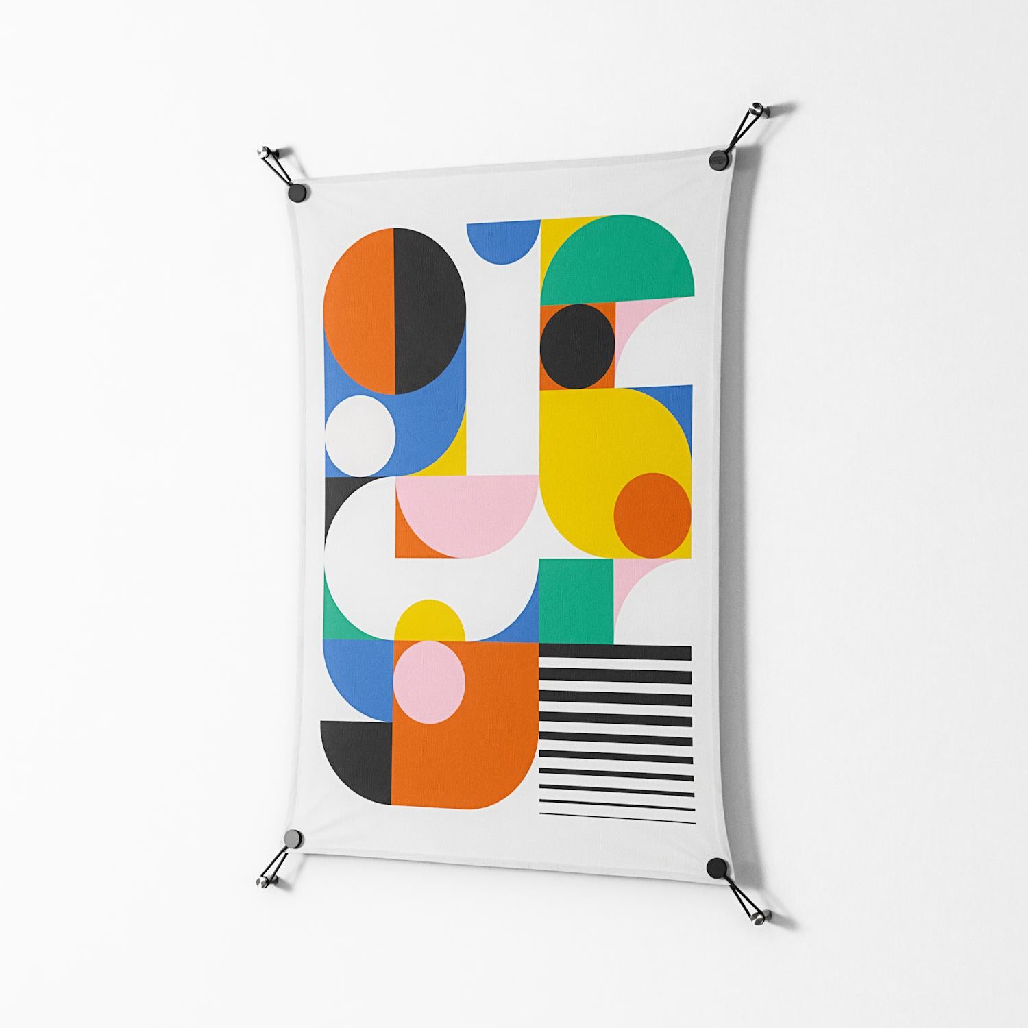 Murano - Work On Wall - Vratislav Pecka - Black - 70 x 100 cm