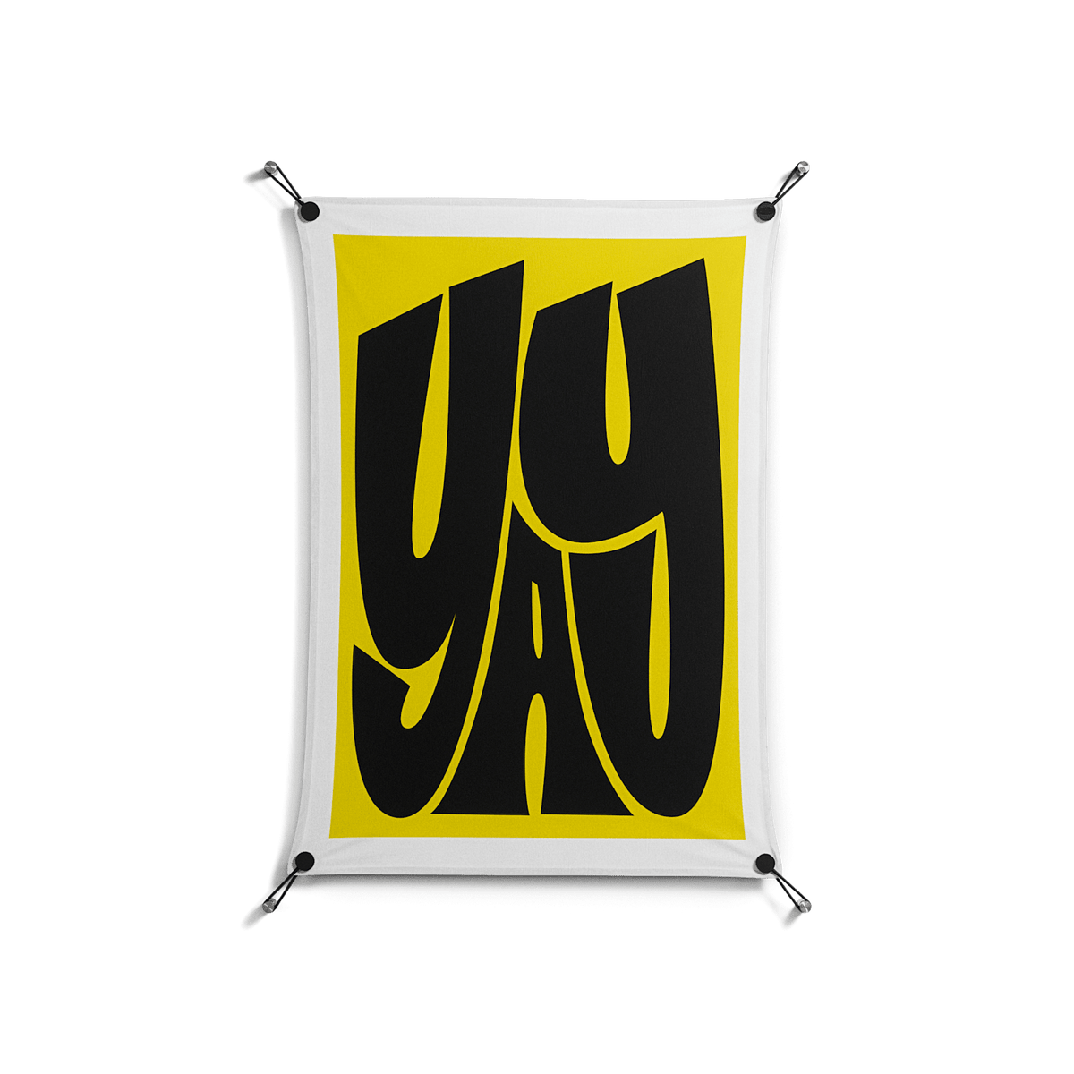Yay - Work On Wall - Vratislav Pecka - Black - 70 x 100 cm