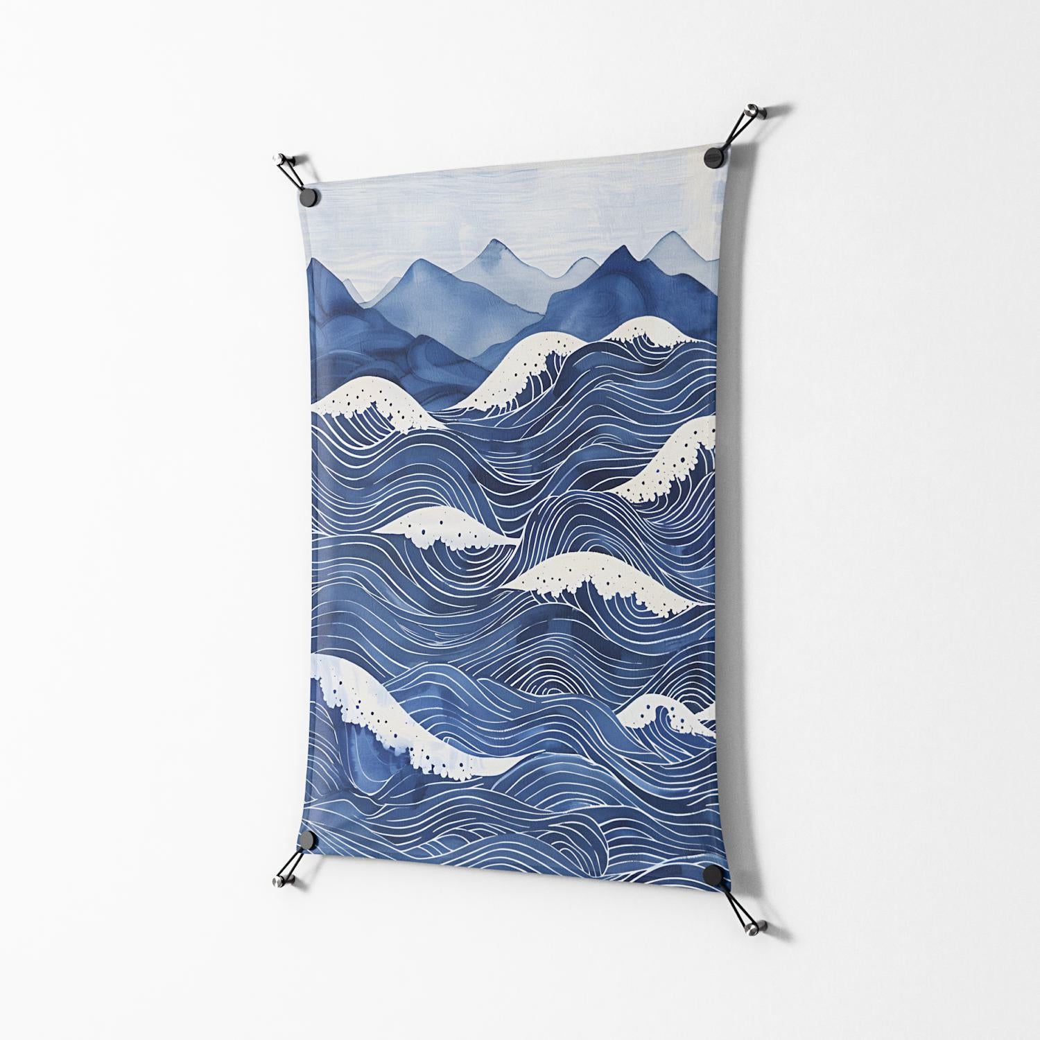 Dalgalar - Work On Wall - Nur Rydberg - Black - 70 x 100 cm
